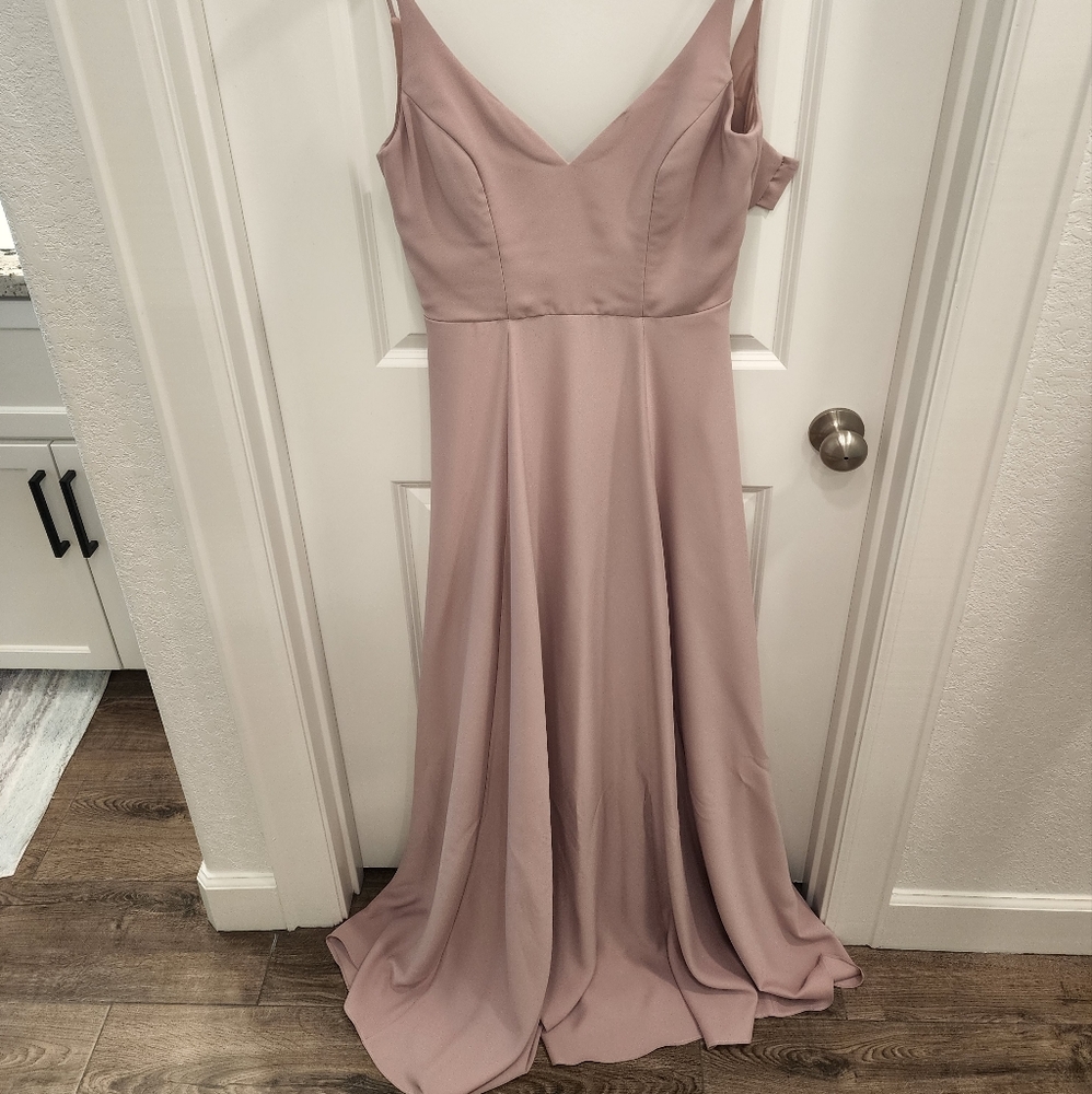 Hayley Paige Mauve Bridesmaid Dress 6XLong